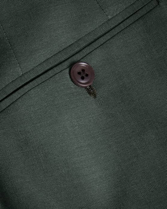 Ted Baker Hommes 60VD1388 vêtements pantalon de costume en peau de requin en pure laine riche kaki