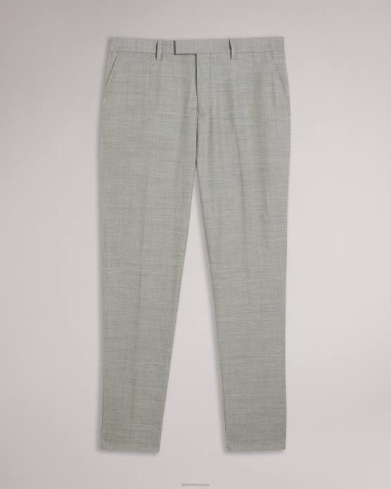 Ted Baker Hommes 60VD1419 vêtements lucciat pantalon slim à chevrons gris