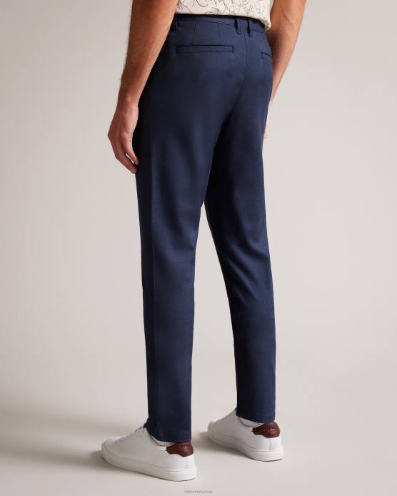Ted Baker Hommes 60VD1434 vêtements baren - Irvine - Pantalon texturé coupe marine