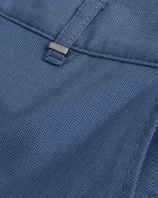 Ted Baker Hommes 60VD1437 vêtements portmay - pantalon slim pied-de-poule marine