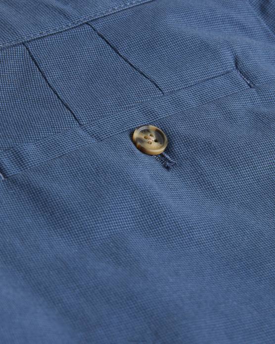 Ted Baker Hommes 60VD1437 vêtements portmay - pantalon slim pied-de-poule marine