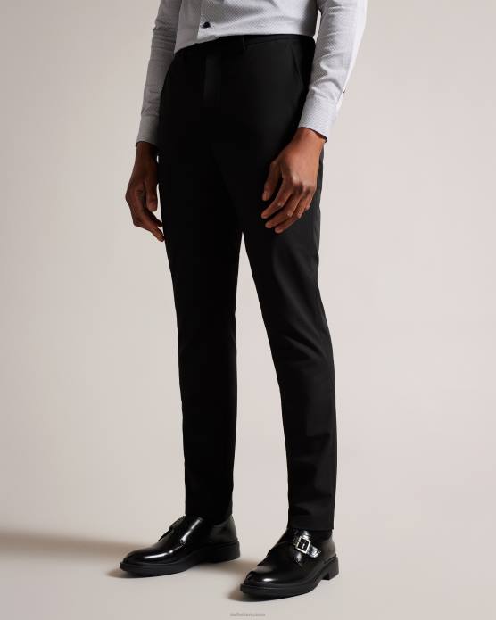 Ted Baker Hommes 60VD1476 vêtements pantalon habillé stretch technique bayonne noir