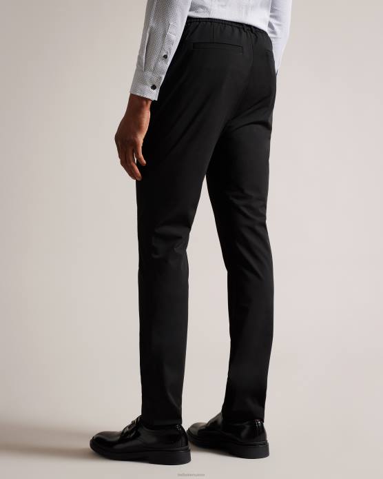 Ted Baker Hommes 60VD1476 vêtements pantalon habillé stretch technique bayonne noir
