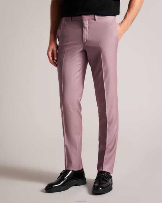 Ted Baker Hommes 60VD1552 vêtements pantalon de costume en pure laine ignacet rose