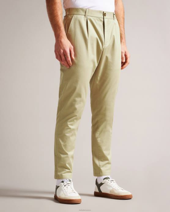 Ted Baker Hommes 60VD1567 vêtements bossar pantalon coupe classique à chevrons naturel