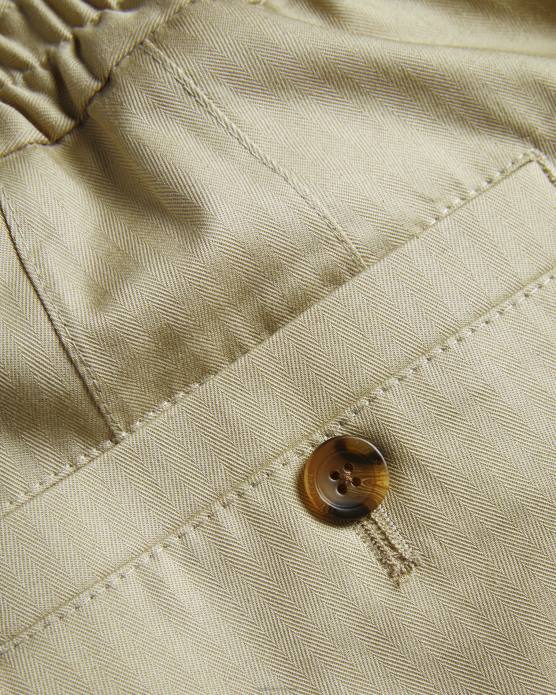 Ted Baker Hommes 60VD1567 vêtements bossar pantalon coupe classique à chevrons naturel