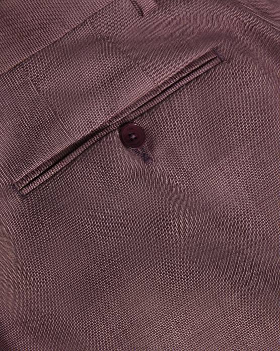 Ted Baker Hommes 60VD1570 vêtements pantalon slim en laine byront rose moyen