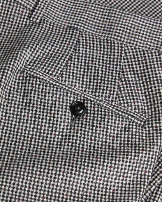 Ted Baker Hommes 60VD1588 vêtements jvct - pantalon de costume à carreaux mono noir