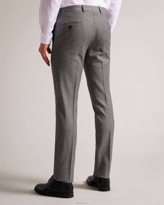 Ted Baker Hommes 60VD1588 vêtements jvct - pantalon de costume à carreaux mono noir
