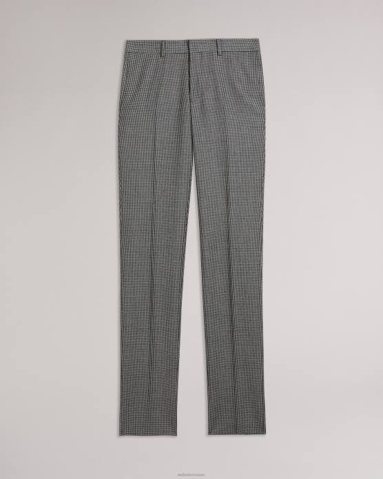 Ted Baker Hommes 60VD1588 vêtements jvct - pantalon de costume à carreaux mono noir