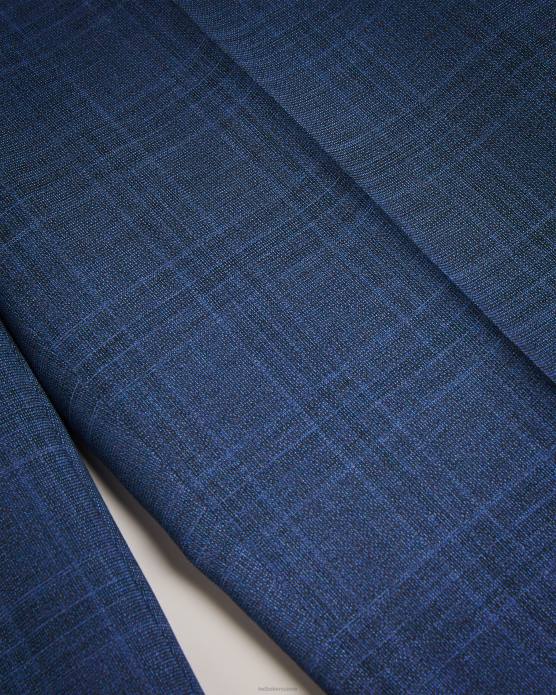 Ted Baker Hommes 60VD1594 vêtements pantalon de costume à carreaux bleu marine drydent marine