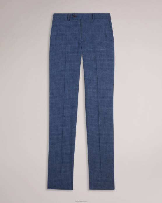 Ted Baker Hommes 60VD1594 vêtements pantalon de costume à carreaux bleu marine drydent marine