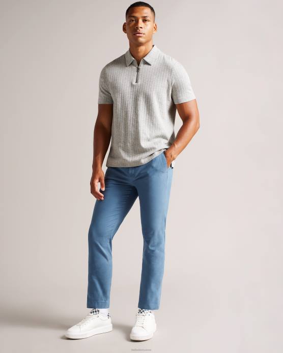 Ted Baker Hommes 60VD1222 vêtements chino slim genay bleu ciel