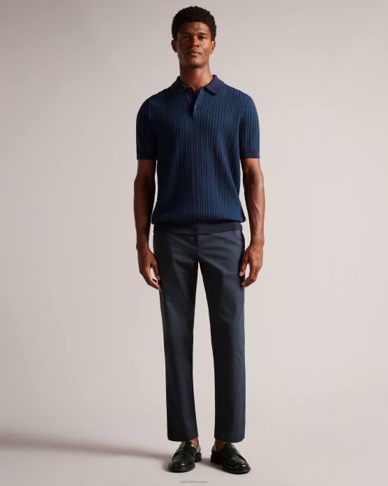 Ted Baker Hommes 60VD1331 vêtements genbee - chino décontracté et décontracté marine