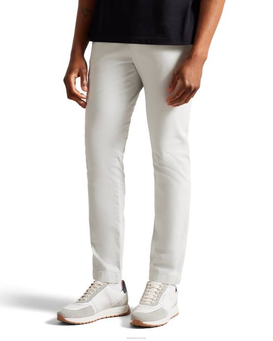 Ted Baker Hommes 60VD1403 vêtements chino slim genay gris clair