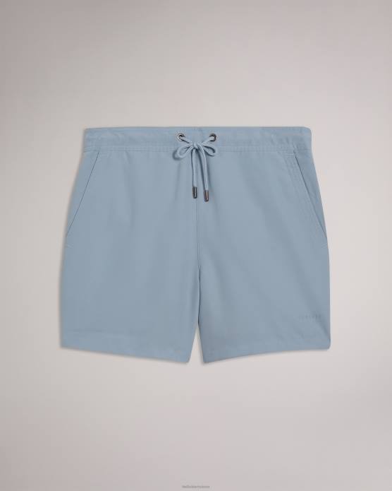Ted Baker Hommes 60VD1394 vêtements short de bain uni Hiltree bleu moyen