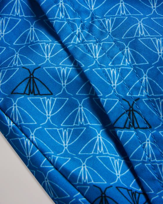 Ted Baker Hommes 60VD1432 vêtements renshaw - short de bain à imprimé papillon bleu