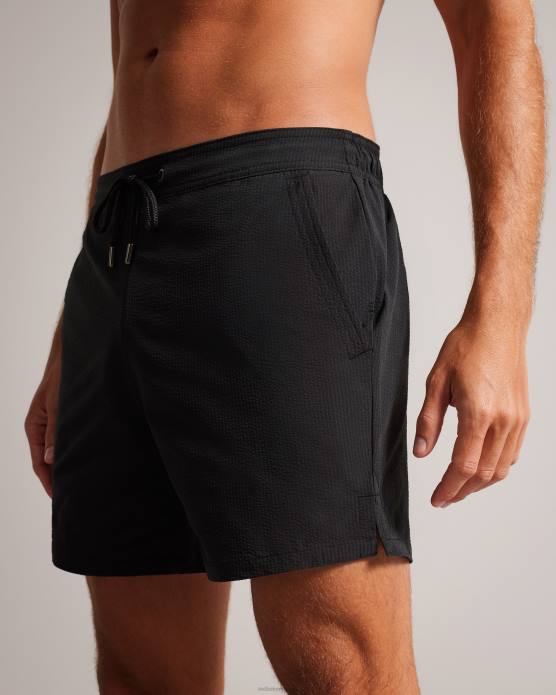 Ted Baker Hommes 60VD1446 vêtements short de bain texturé uni colne noir