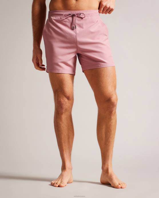 Ted Baker Hommes 60VD1470 vêtements short de bain uni Hiltree rose