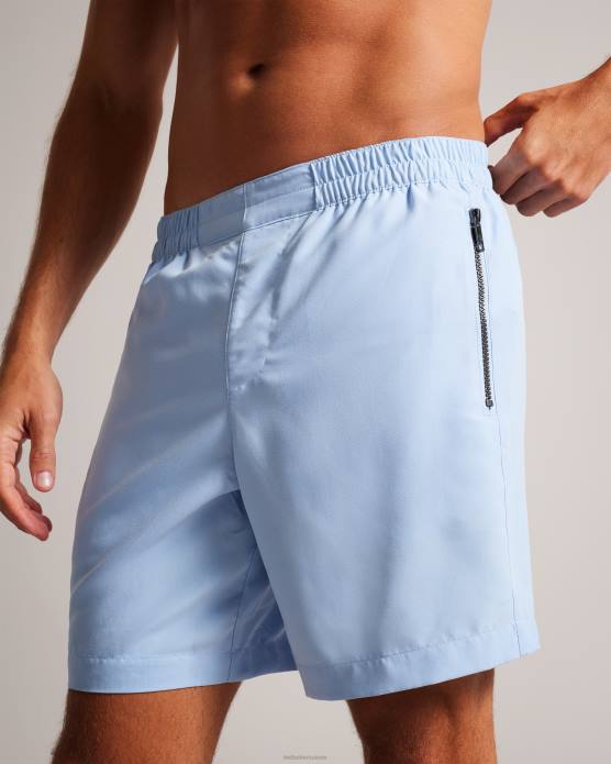 Ted Baker Hommes 60VD1498 vêtements short de bain uni nairdal bleu clair