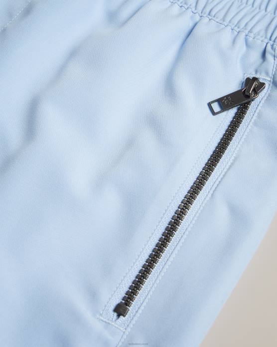 Ted Baker Hommes 60VD1498 vêtements short de bain uni nairdal bleu clair