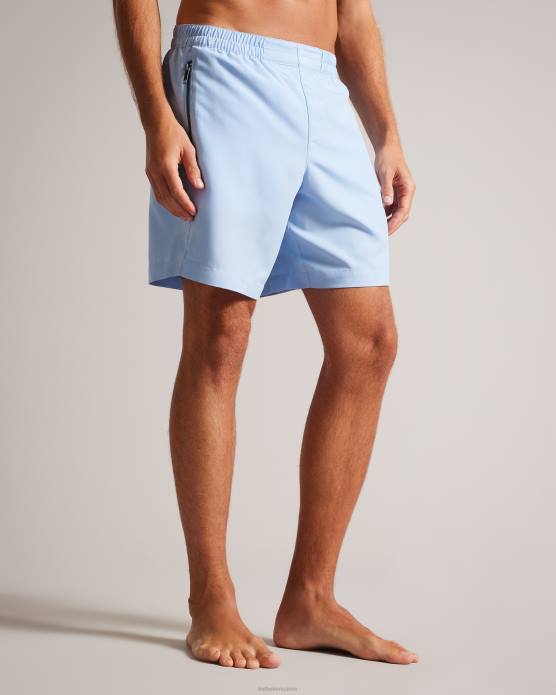 Ted Baker Hommes 60VD1498 vêtements short de bain uni nairdal bleu clair