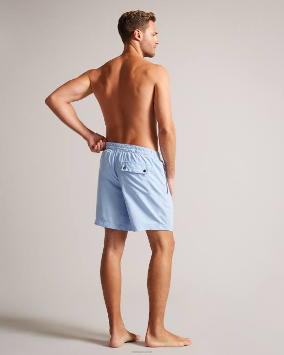 Ted Baker Hommes 60VD1498 vêtements short de bain uni nairdal bleu clair