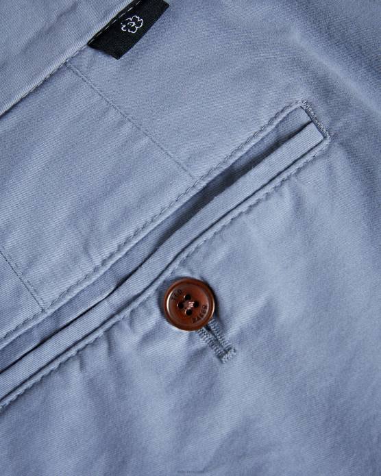 Ted Baker Hommes 60VD1330 vêtements short chino ashfrd bleu moyen