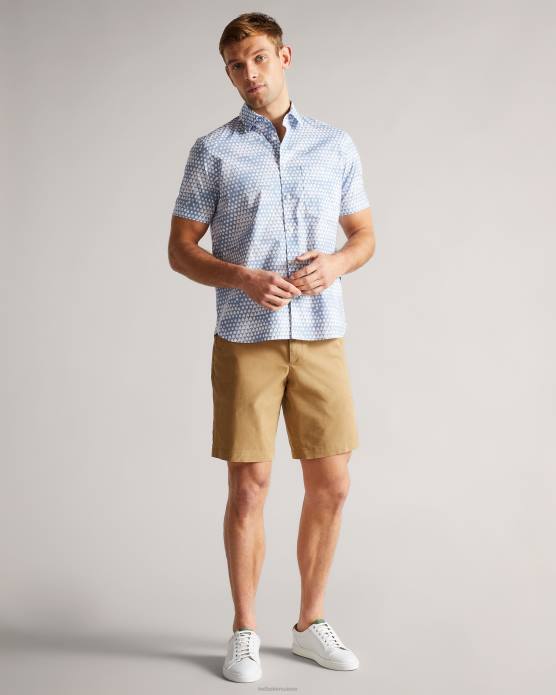 Ted Baker Hommes 60VD1348 vêtements short chino ashfrd bronzer