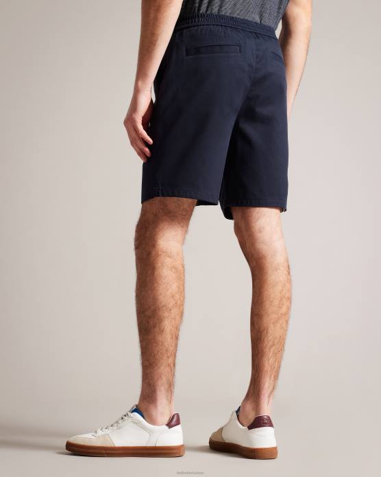 Ted Baker Hommes 60VD1493 vêtements short en coton élastiqué creswel marine
