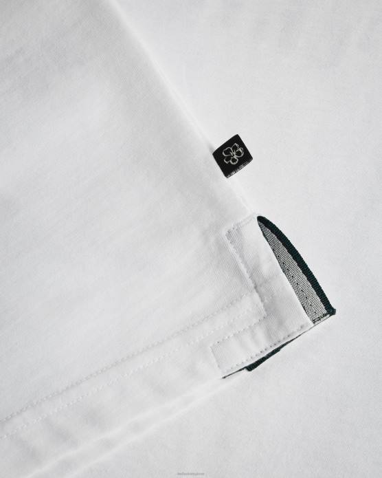 Ted Baker Hommes 60VD1312 vêtements Josep - t-shirt graphique à manches courtes blanc