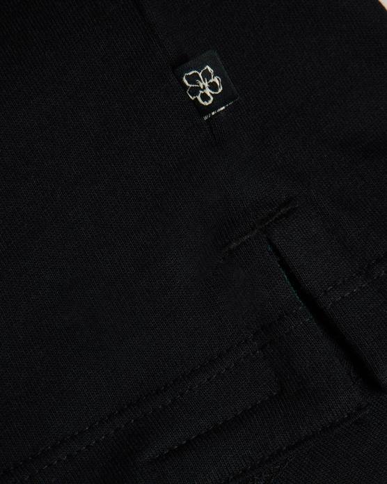 Ted Baker Hommes 60VD1589 vêtements farow - t-shirt griffé coupe classique à manches courtes noir