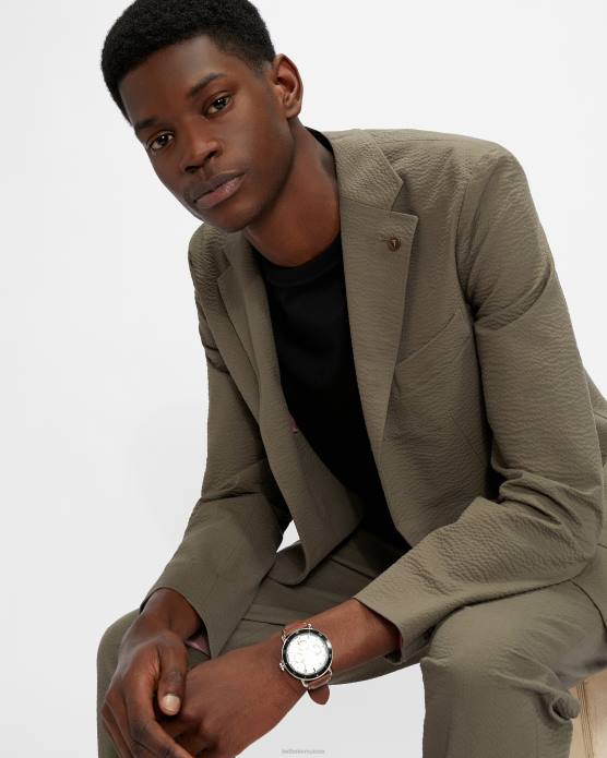 Ted Baker Hommes 60VD1592 vêtements t-shirt coupe régulière funda ss noir