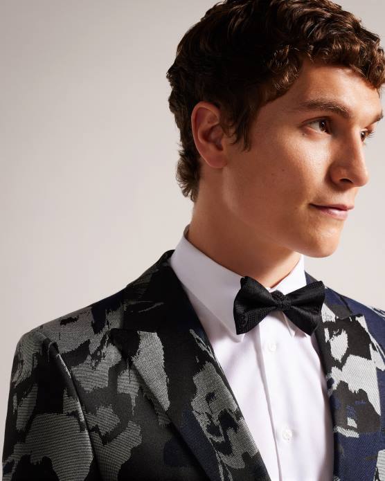 Ted Baker Hommes 60VD1218 vêtements veste de soirée à simple boutonnage Diegan noir