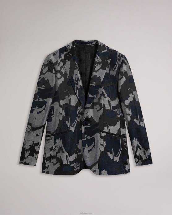 Ted Baker Hommes 60VD1218 vêtements veste de soirée à simple boutonnage Diegan noir