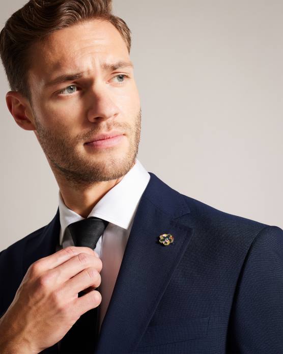 Ted Baker Hommes 60VD1353 vêtements jvjktbl - veste de costume slim brt-bleu