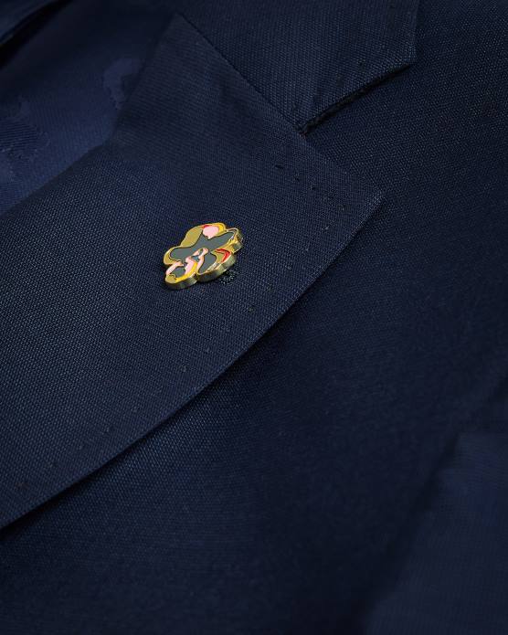 Ted Baker Hommes 60VD1353 vêtements jvjktbl - veste de costume slim brt-bleu