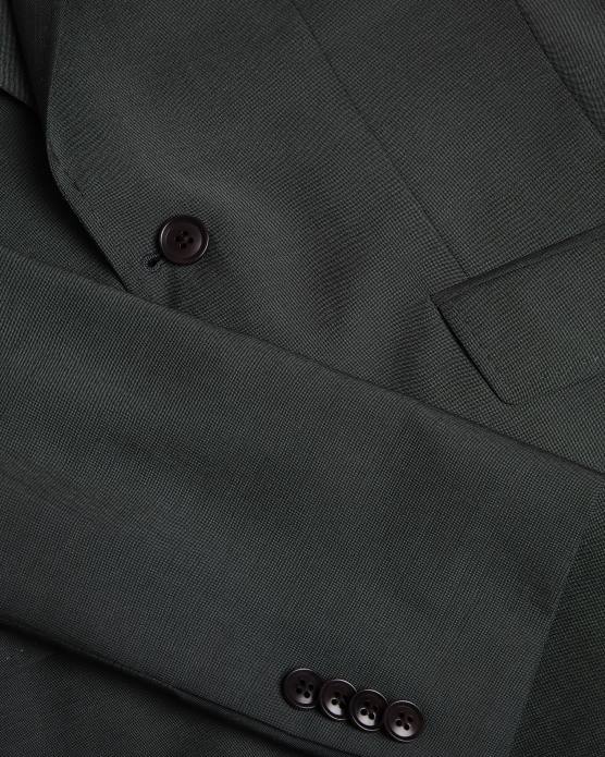 Ted Baker Hommes 60VD1355 vêtements veste de costume en peau de requin en pure laine richanj kaki