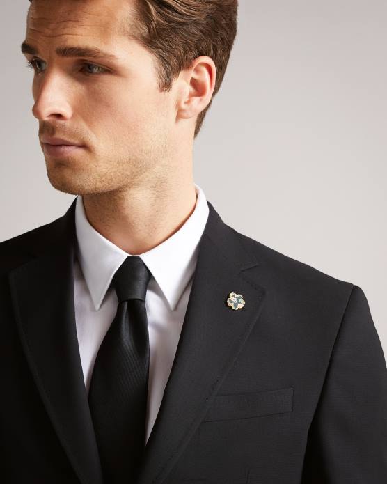 Ted Baker Hommes 60VD1386 vêtements jvjktbl - veste de costume slim noir