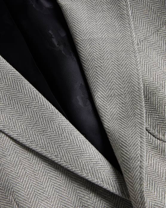 Ted Baker Hommes 60VD1405 vêtements veste à chevrons Luccaj gris