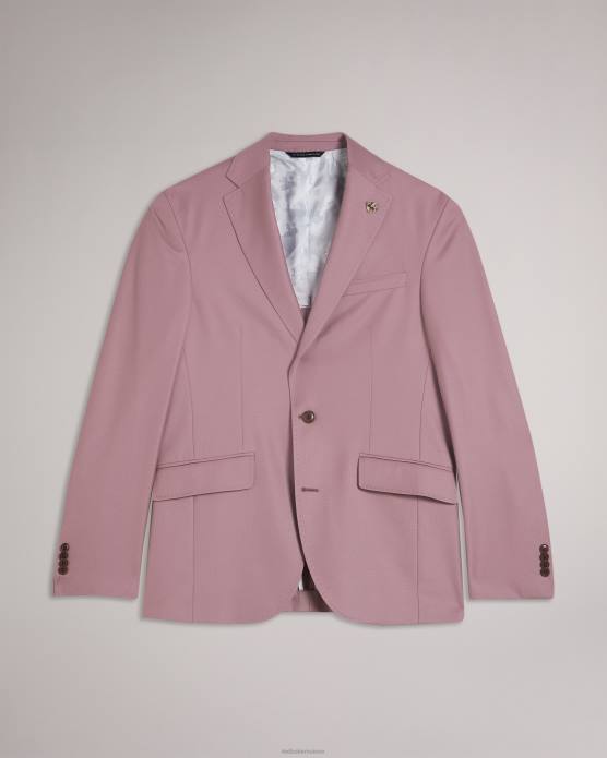 Ted Baker Hommes 60VD1440 vêtements ignacej veste de costume en pure laine rose
