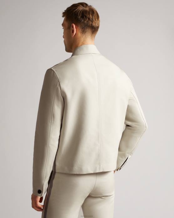 Ted Baker Hommes 60VD1527 vêtements veste courte bodley double face écru
