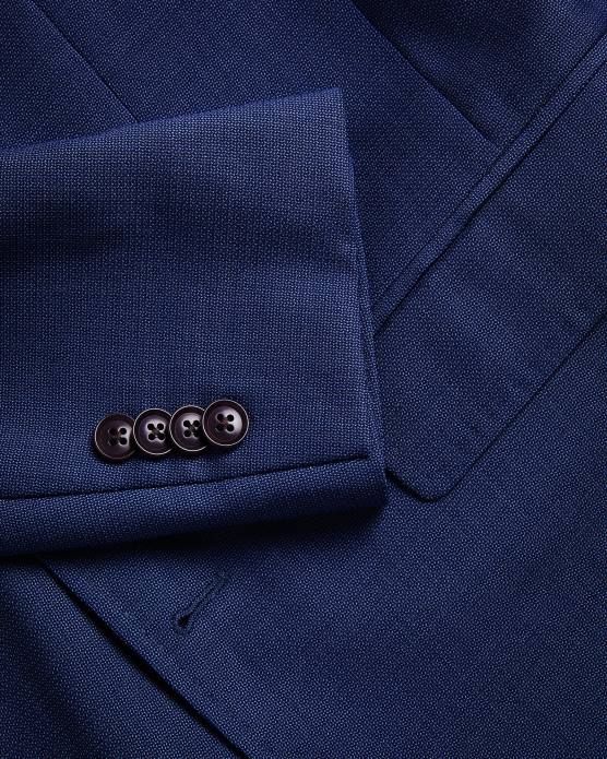 Ted Baker Hommes 60VD1607 vêtements veste de costume en laine bleu marine upsalaj marine