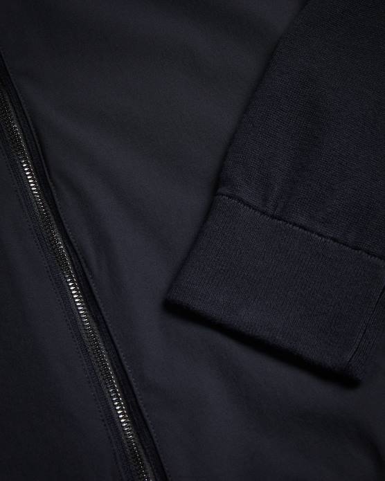 Ted Baker Hommes 60VD1625 vêtements Polnat - Veste de baseball à double fermeture éclair noir